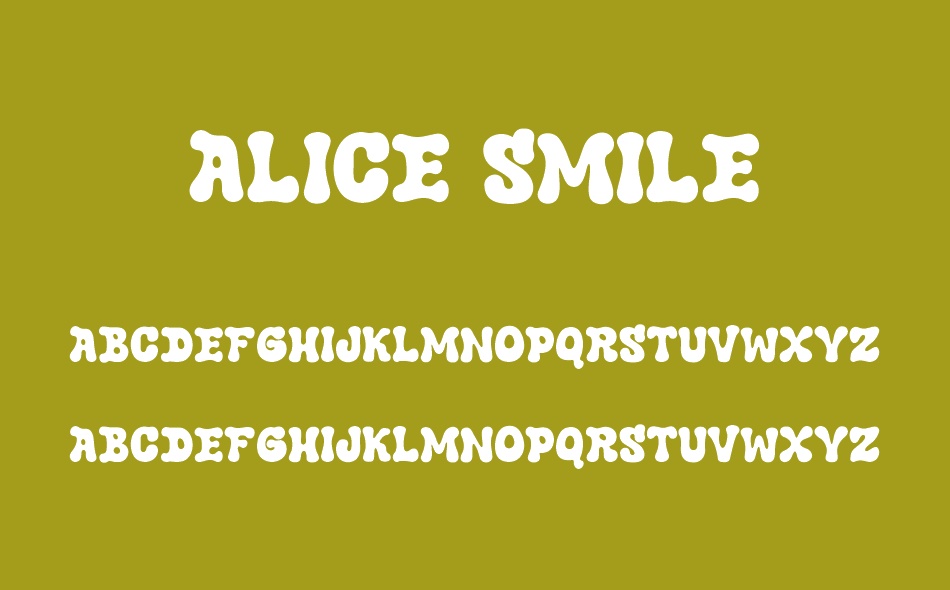 Alice Smile font