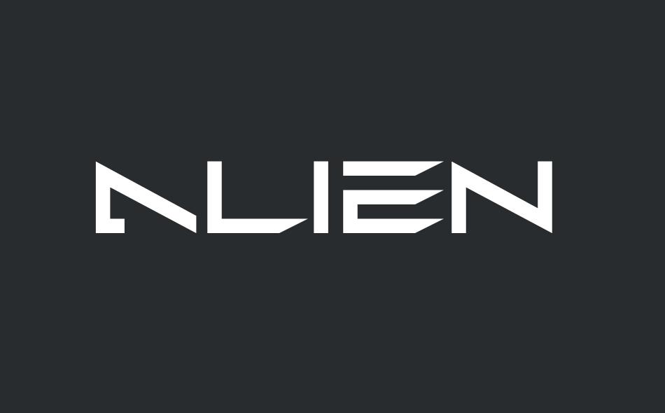 Alien Moon font big