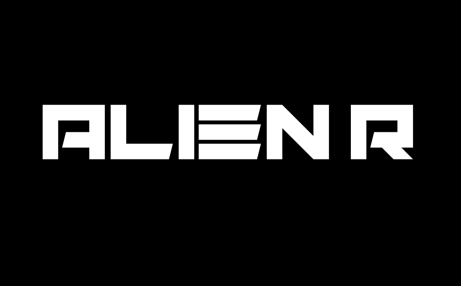 Alien Remix font big