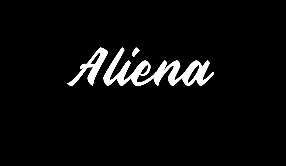 Aliena font big