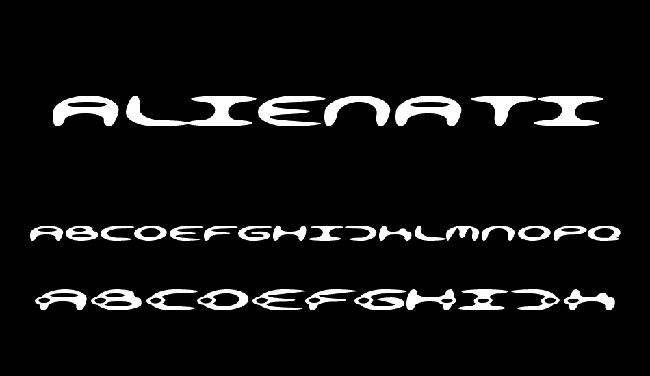 alienation font