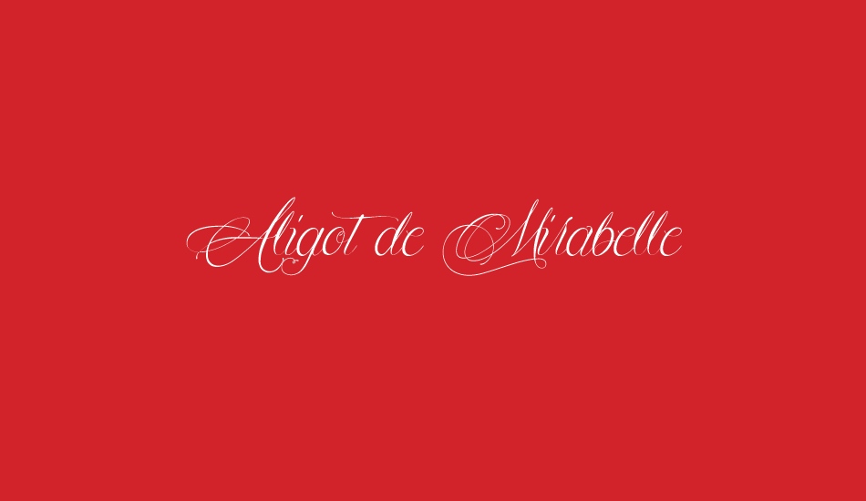 Aligot de Mirabelle font big