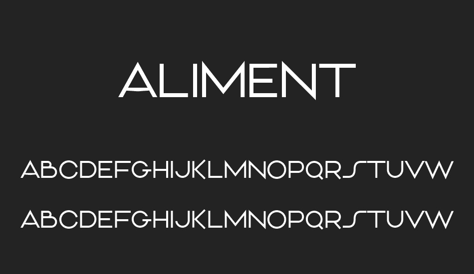 Aliment font