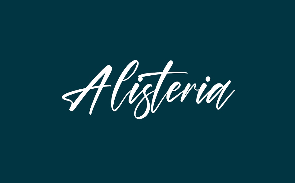 Alisteria font big