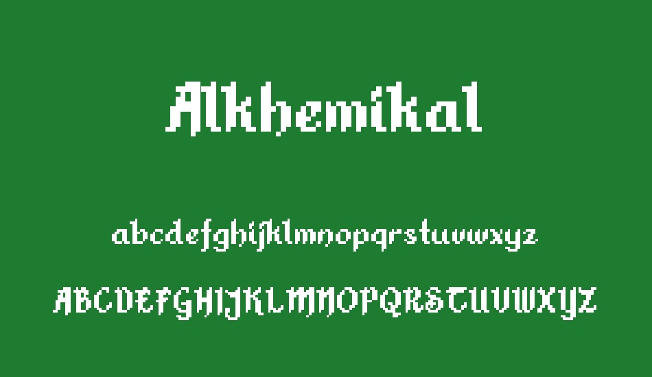 Alkhemikal font