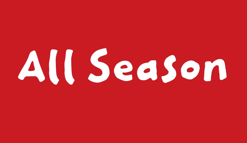 All Season font big