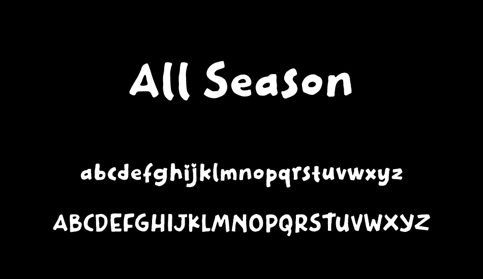 All Season font