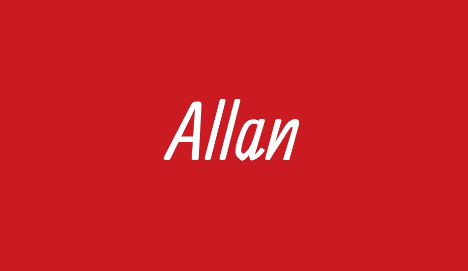 Allan font big