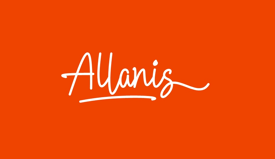 Allanis font big