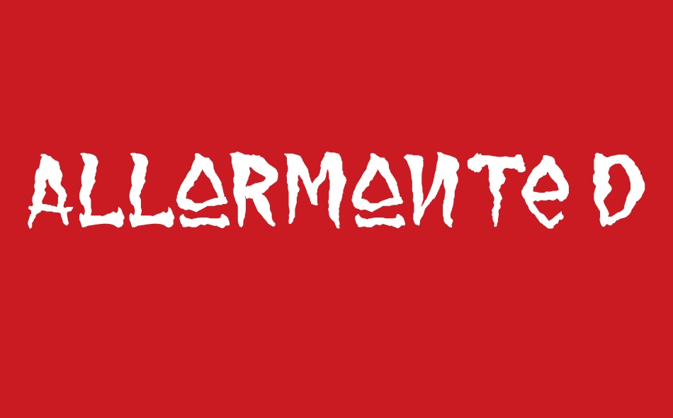 Allarmante font big