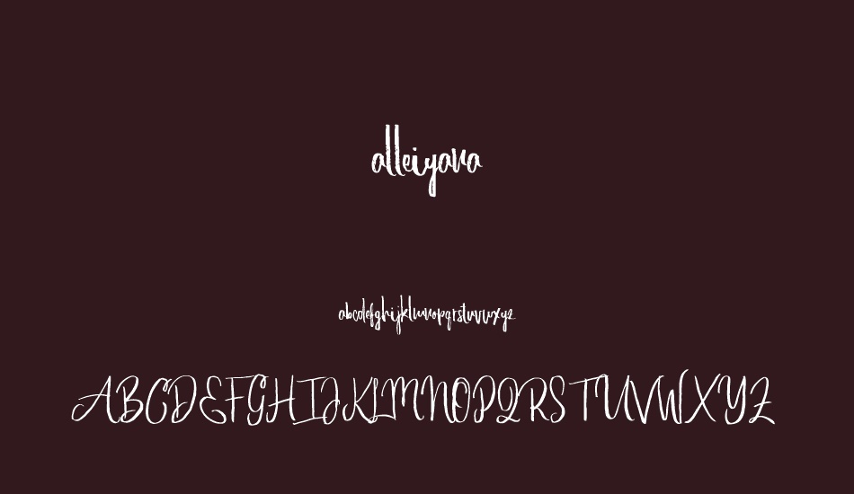 alleiyana font