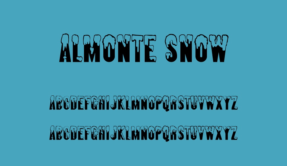Almonte Snow free font