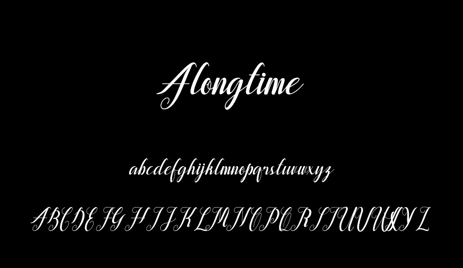 Alongtime font