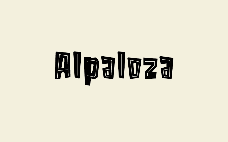 Alpaloza font big