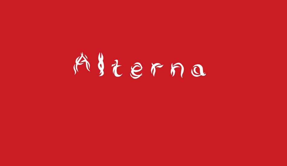 Alterna font big