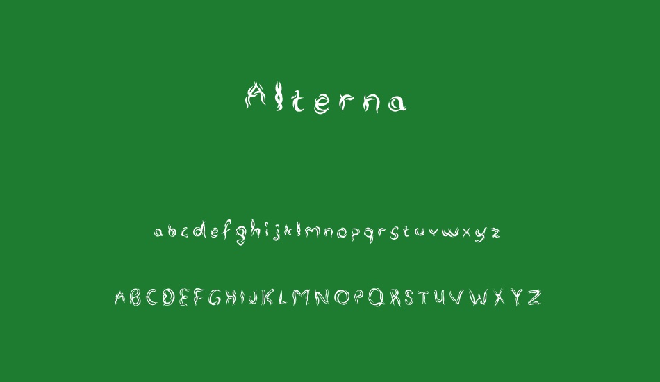 Alterna font