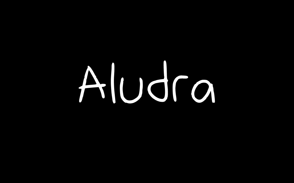 Aludra font big