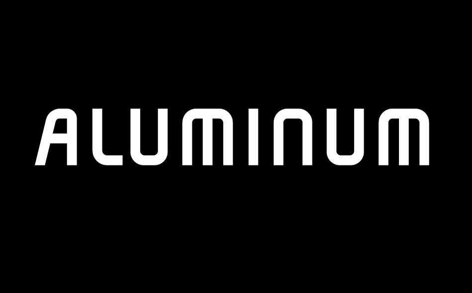 Aluminum font big