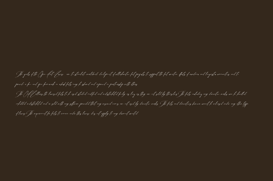 Alusinta Brenob font 1