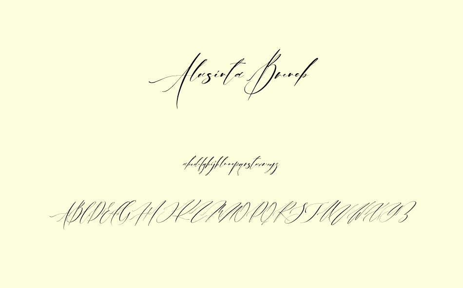 Alusinta Brenob font
