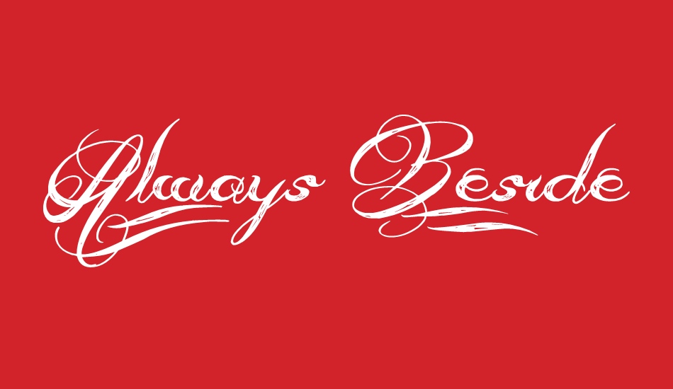 Always Beside You font big