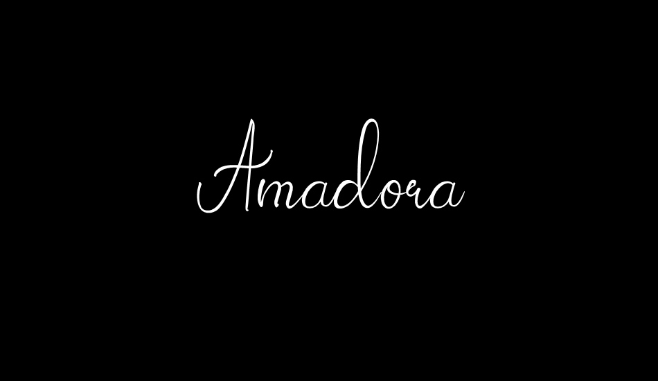 Amadora font big