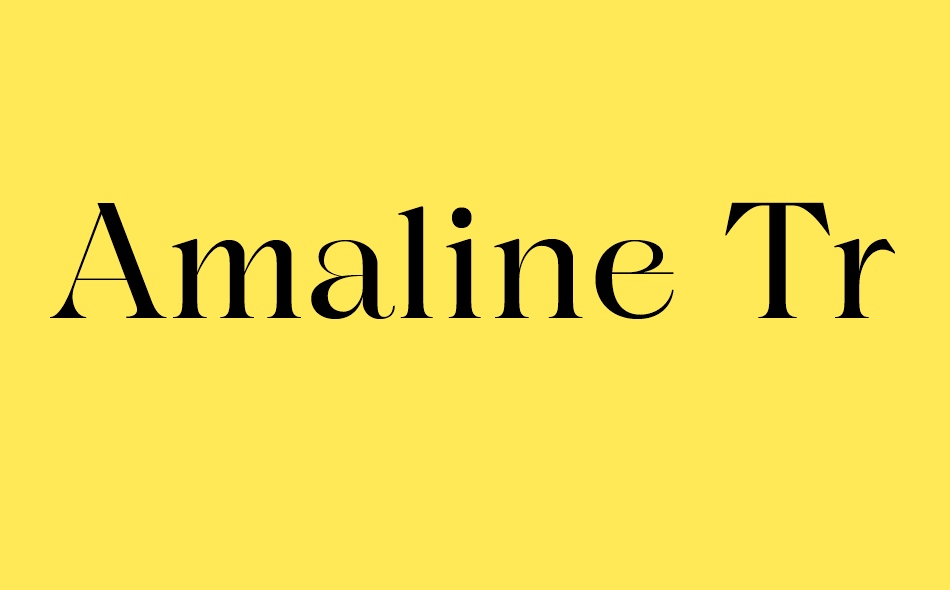 Amaline font big