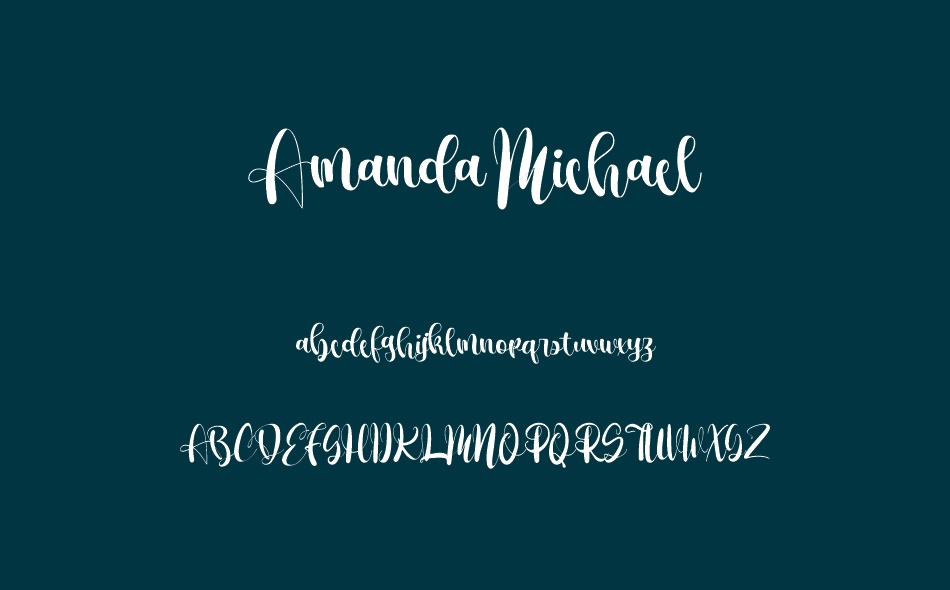 Amanda Michael font