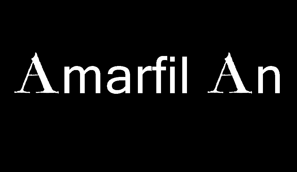 Amarfil Antiqua font big