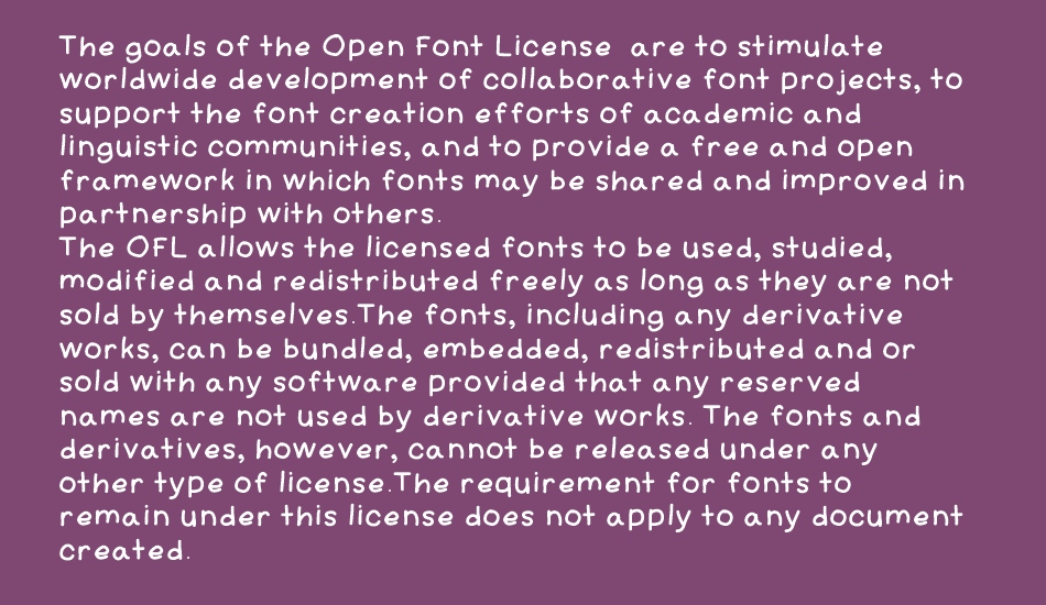 AmateurComic font 1