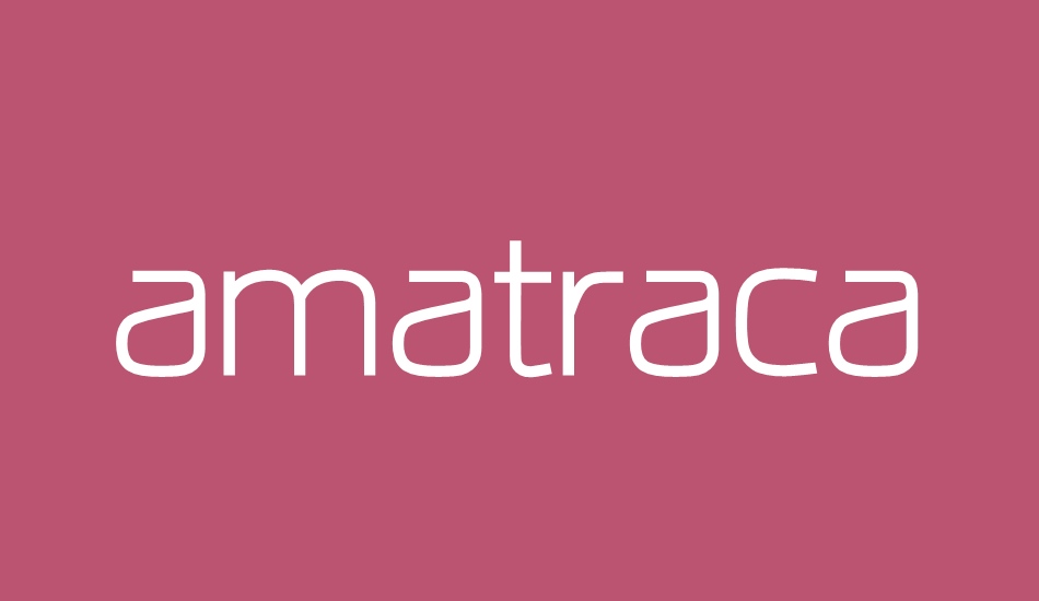 amatraca grotesque font big