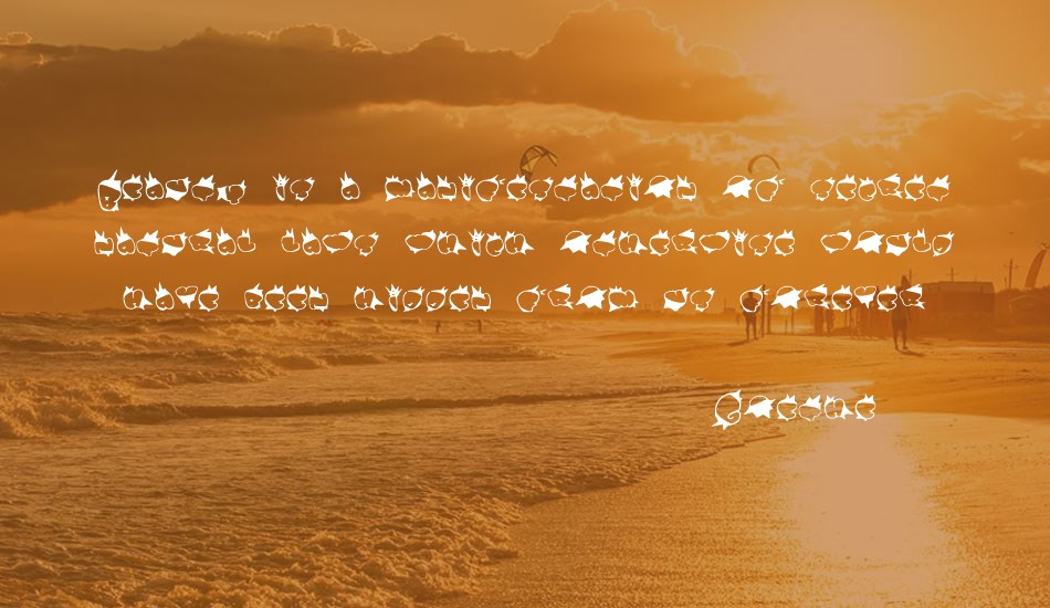 amazing font text