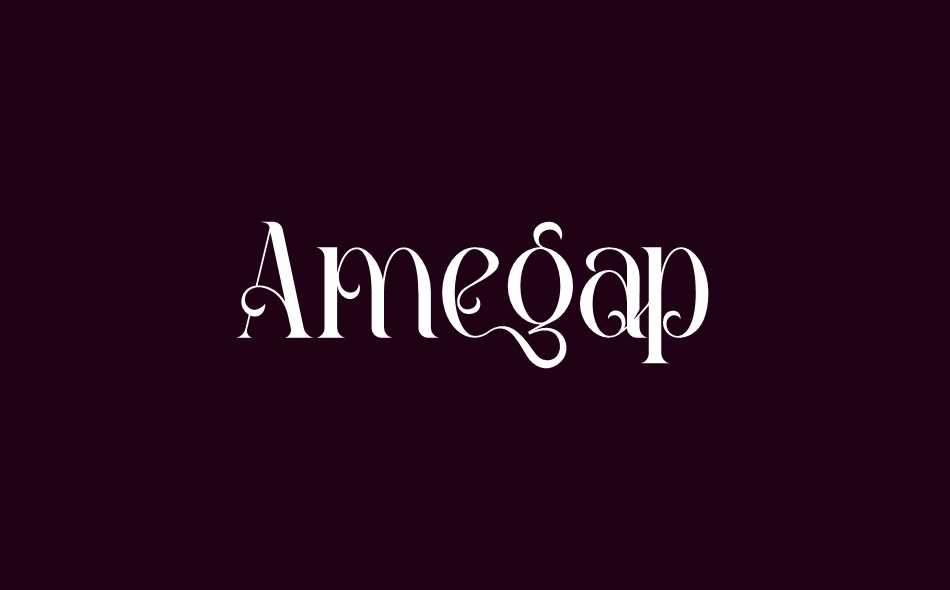 Amegap font big