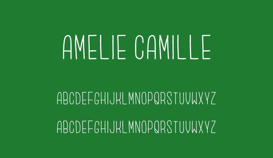 Amelie Camille font