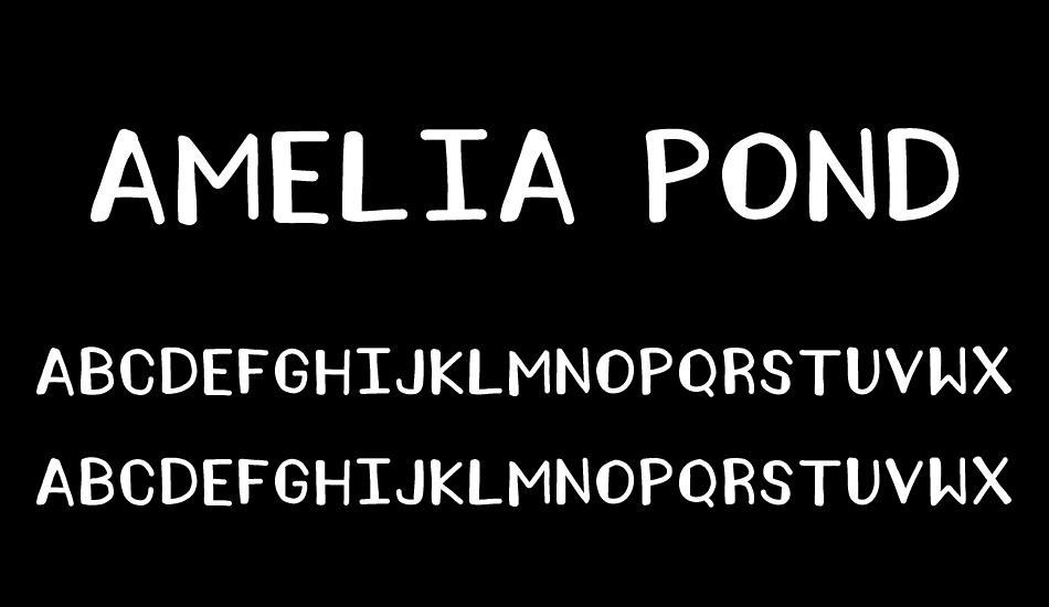 AMELIA POND font