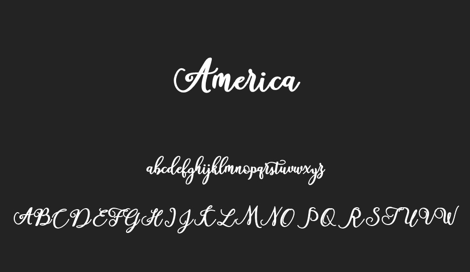 America font