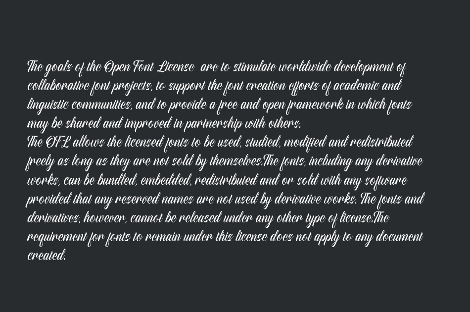 American Signer font 1