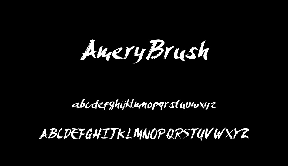 AmeryBrush font