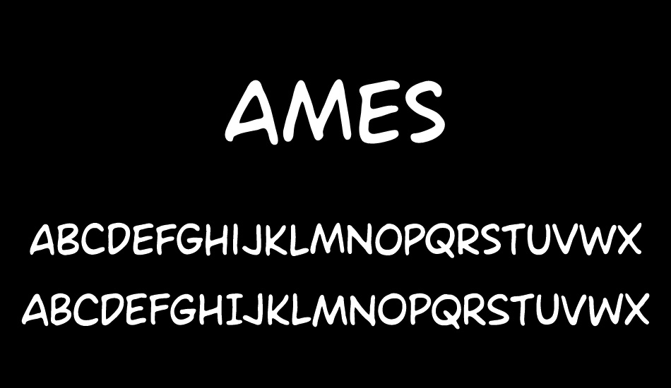 Ames font