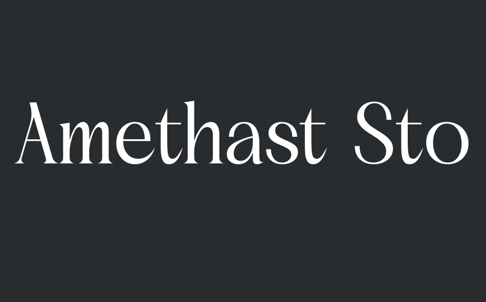 Amethast Stones font big
