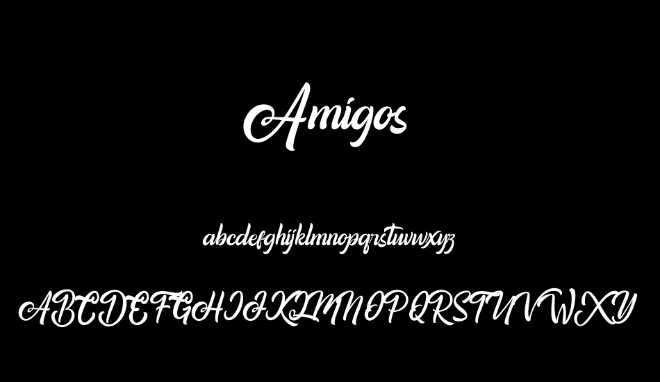 Amigos font
