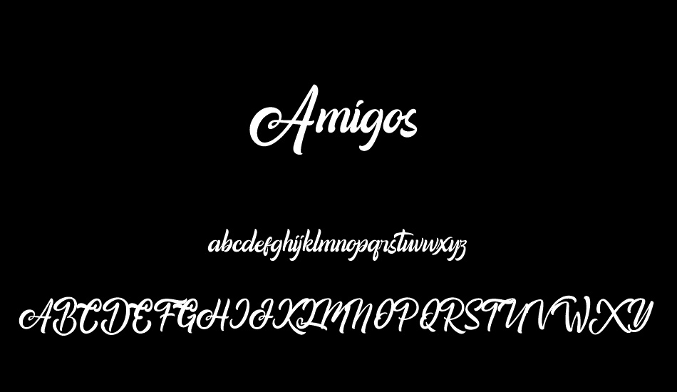 Amigos font