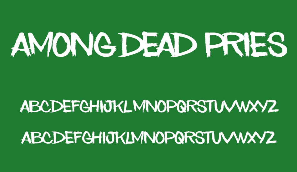 Among Dead Priest font