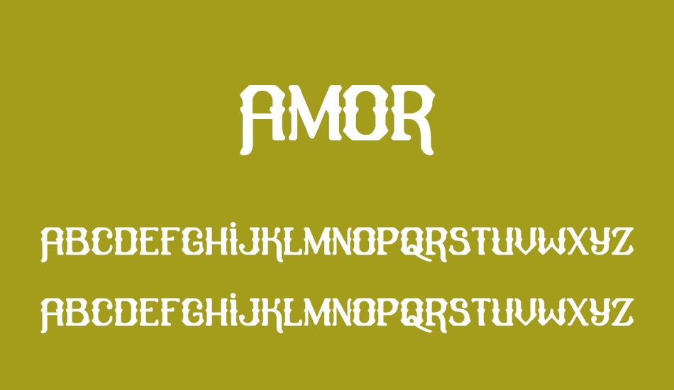 amor font