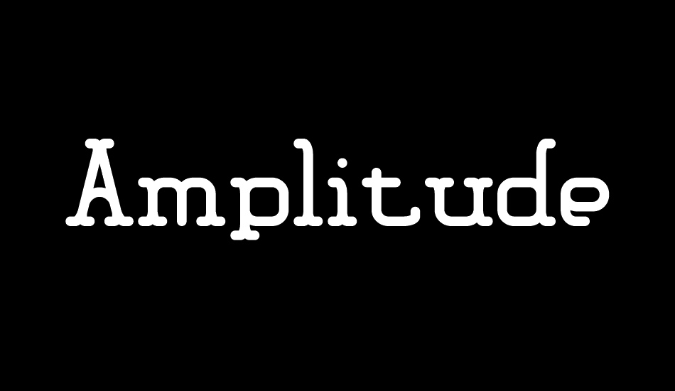 Amplitude BRK font big