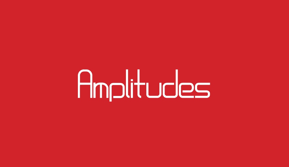 Amplitudes font big