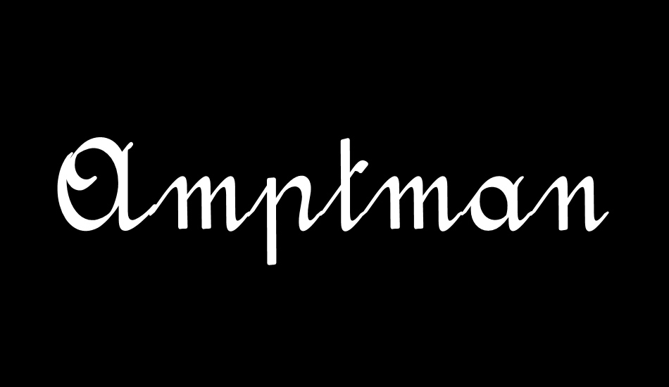 Amptmann Script font big