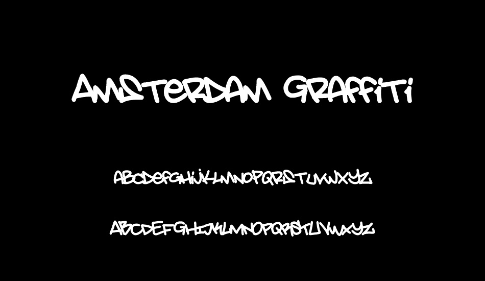 Amsterdam Graffiti font