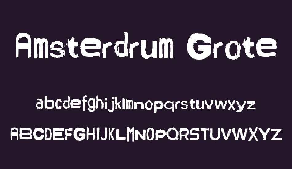 Amsterdrum Grotesk font