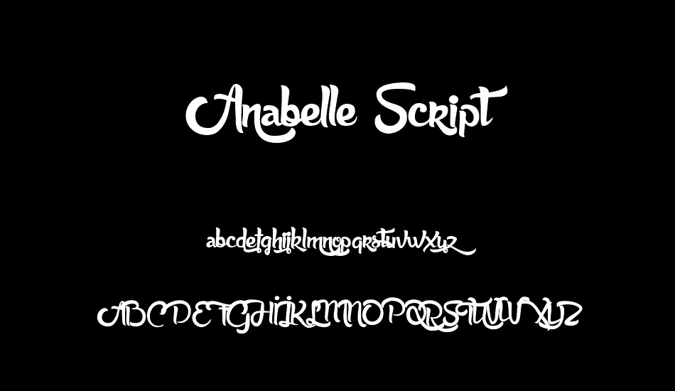 Anabelle Script font